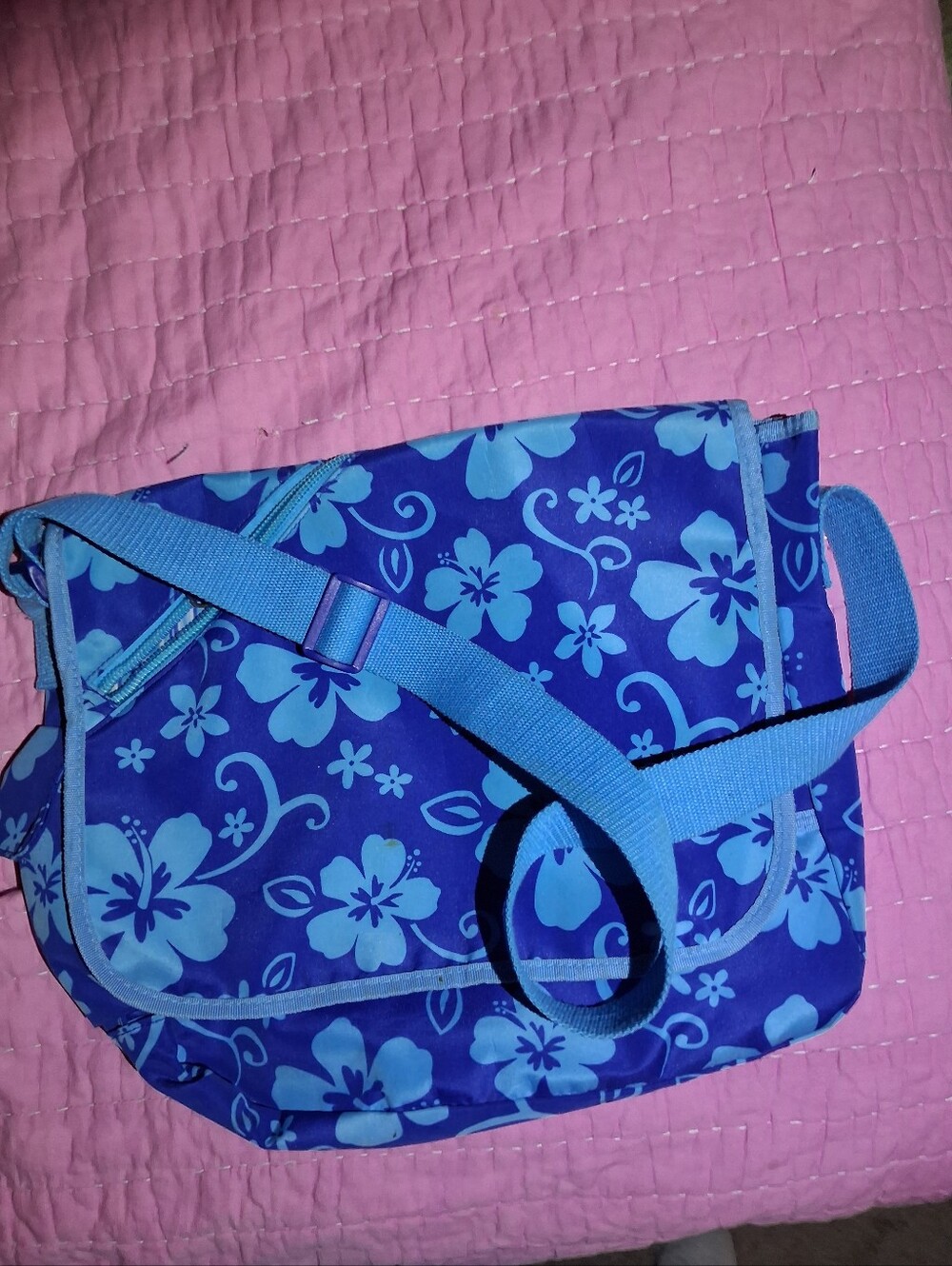Turbulence Light and Royal Blue Women's Lap Top Tote.